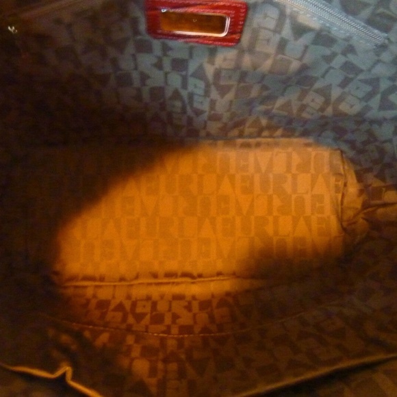 FURLA Mulled Wine Red Croc Embossed Leather D-light Tote Bag - Made in Italy - Picture 7 of 10